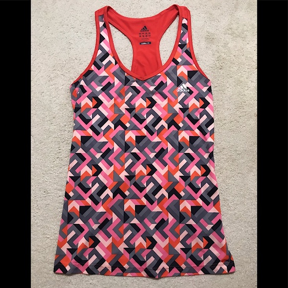 🆕🔥ADIDAS SO CUTE CLIMA LITE MUTICOLORED TANK!!SUPER SILKY&VERY SOFT&COMFY!! - Picture 1 of 16
